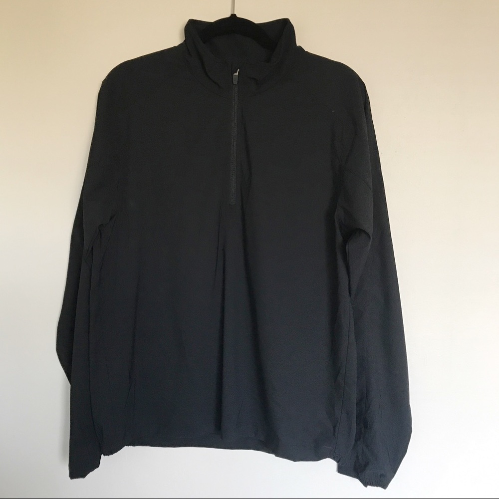 Zero Restriction Black Quarter Zip Pullover Jacke… - image 1